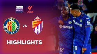 Getafe 20 Valladolid  LaLiga 2425 Match Highlights [upl. by Elleryt]