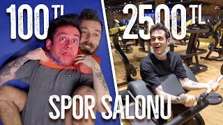 AYLIK 100TL Spor Salonu vs 2500TL Spor Salonu SonradanGörme [upl. by Blinny]