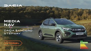 Nouvelle Dacia Sandero Stepway 2023  Comment utiliser le Media Nav [upl. by Aihsela]