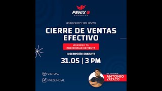 Workshop CIERRE DE VENTAS ECOMMERCE  Fenix G Express [upl. by Giavani434]