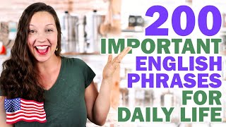 200 Important English Expressions English vocabulary lesson [upl. by Catharina]