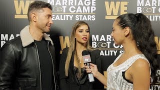 Asifa Mirza and Bobby Panahi Interview quotMarriage Boot Camp Reality Starsquot Season 9 Premiere [upl. by Cusack]