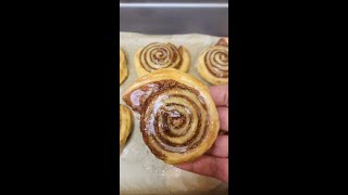 Cinnamon Roll  Cinnamon Roll using Puff pastry recipe shorts [upl. by Nauaj]