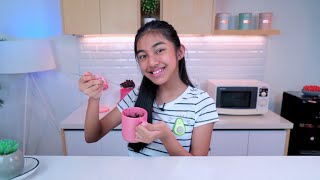 Nayfa Bikin MUG CAKE CUMA 3 MENIT Langsung Jadi Enak [upl. by Aay]