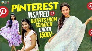 Pinterest Inspired Outfits from Scratch Under Rs1500  Tejaswi Sarath [upl. by Raul]