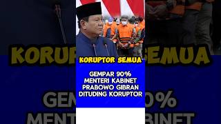 Demonstran sebut  90 menteri kabinet MerahPutih dituding koruptor [upl. by Diraf]