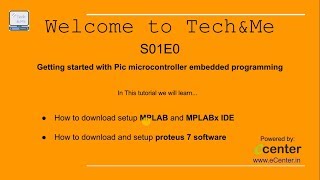 Getting Started PIC microcontrollerS01E0 HINDI  URDU [upl. by Edee]