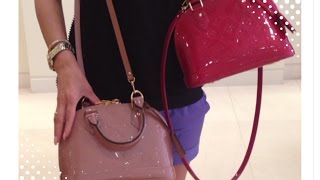 Louis Vuitton Unboxing  Alma BB in Vernis [upl. by Akirdnuhs]