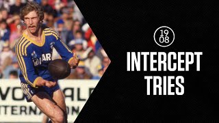 Incredible Intercept Tries  NRL Throwback  Kenny Blacklock Peachey amp more [upl. by Tips118]