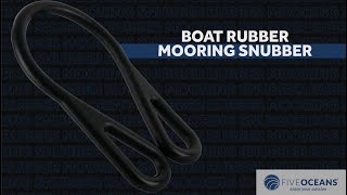 Boat Rubber Mooring Snubber BY FIVE OCEANS [upl. by Landy]