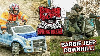 Rednecks with Paychecks Spring Break 2023 Barbie Jeep Downhill [upl. by Eenhpad903]