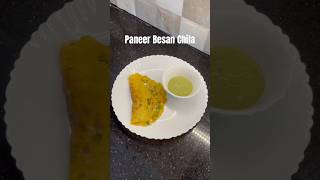 Paneer Besan Chila Recipe recipe cooking vlog besan chilla paneer [upl. by Sherer]