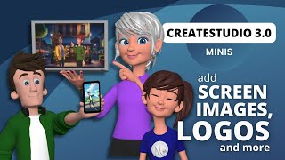 CreateStudio Customize 3D Character Logos Phone Images and More Mini Tutorial [upl. by Neahs]