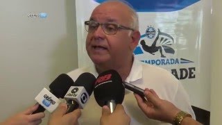 COLETIVA Presidente Romildo Bolzan l GrêmioTV [upl. by Yennej]