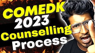 COMEDK 2023  COMEDK 2023 Counselling Process  Step BY Step Guide for Counselling [upl. by Nevetse58]