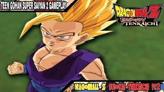 DragonBall Z Budokai Tenkaichi PS2  Teen Gohan Super Saiyan 2 GamePlay [upl. by Slohcin]