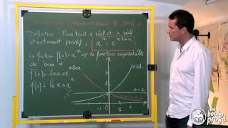 Fonction exponentielle de base a  Les Bons Profs  Maths terminale [upl. by Crotty317]