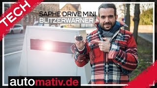 Saphe Drive Mini Blitzerwarner Test amp Erfahrung Kopplung Zuverlässigkeit legale Verwendung [upl. by Siari]