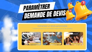 Paramétrer Demande de Devis image amp FAQ [upl. by Idou747]