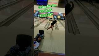 Going for the quotGolden Turkeyquot bowling bowlingtechnique fy strike [upl. by Indira650]