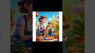 Maa aur beti ka pyar animation mom maa daughter love bollywood song movie music anime [upl. by Ilrebmyk]