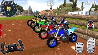 Motocross Dirt Bikes driving Extreme OffRoad 4  Offroad Outlaws motor bike Game Android Gameplay [upl. by Alegnad554]