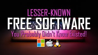 10 Free Software You Probably Didnt Know Existed [upl. by Okomot]