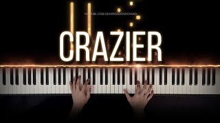 Taylor Swift  Crazier  Piano Cover with Strings with Lyrics amp PIANO SHEET [upl. by Deden]