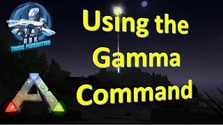 Ark Official PVE How to use the Gamma Command [upl. by Saxena379]