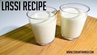 How To Make Lassi Recipe  1 Minute Series  Indian Cooking Recipes  CookwithAnisa recipeoftheday [upl. by Nuahc67]