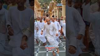 Iskcon Vrindavan gurupuja darshan kirtan iskcon vrindavan darshan kirtan shorts viral krishna [upl. by Nednerb]