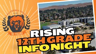 Rising 12th Grade Information Night 2024 [upl. by Newlin831]