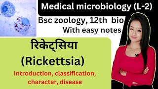 medical microbiology L2 Rickettsia in hindi microbiology bsc 3rd year zoology knowledge adda [upl. by Arraeis]