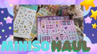 Compras en MINISO miniso compras SNOOPY papeleriabonita kawaii [upl. by Bibby]