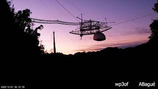 Arecibo Observatory The Last Dawn 32X speed [upl. by Mendez44]