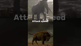 Palaeoloxodon VS Bison Latifrons edit battle animals vs elephant bison cenozoic phonk [upl. by Jahdal]