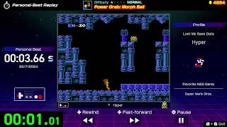 Power Grab Morph Ball 366s S RANK  NES WORLD CHAMPIONSHIPS [upl. by Ihsir]