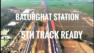 Balurghat Station  New Track Construction April Update [upl. by Macdougall153]