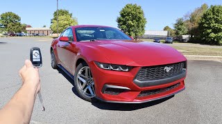 2024 Ford Mustang EcoBoost Start Up Exhaust Walkaround Test Drive and Review [upl. by Naujaj]