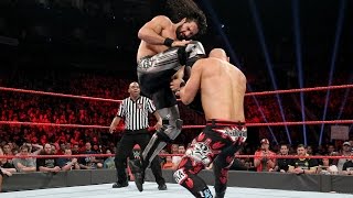 Seth Rollins debuts new facebusting move [upl. by Yennaiv]