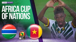 Gambia vs Cameroon  AFCON 2023 HIGHLIGHTS  01232024  beIN SPORTS USA [upl. by Lowis]