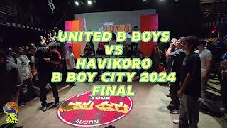 HAVIKORO VS UNITED BBOYSBBOY CITY 2024FINAL [upl. by Dalton]