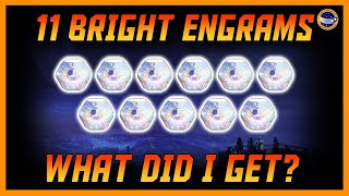 Destiny 2  Opening Bright Engrams  How Many Duplicates Will I Get [upl. by Nitsugua]