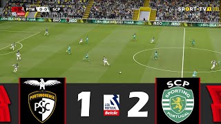 Portimonense vs Sporting CP 12  Liga Portugal Betclic 202324  Match Highlights [upl. by Jacobs]