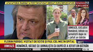 Florin Piersic vizitat de sotie si fiul cel mic in spital Actorul a fost mutat de la ATI [upl. by Lindell269]