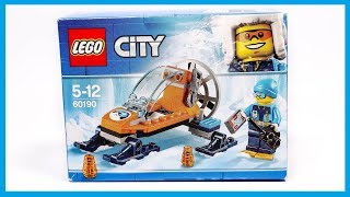 LEGO 60190 City Arctic Expedution Ice Glider Speed Build [upl. by Amiaj]