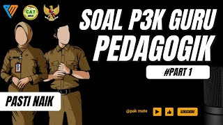 SOAL PEDAGOGIK PPPK 2023  PART 1 [upl. by Atimad]