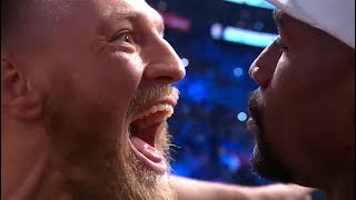 Mayweather vs McGregor Weighin Faceoff [upl. by Ayra]