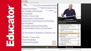 quotSubfields in Psychologyquot  AP Psychology with Educatorcom [upl. by Rizas]