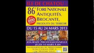 86e Foire Nationale Antiquités Brocante Produits du Terroir CHATOU [upl. by Oreves856]